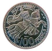 100 Francs - Rainier III Essai reverse image