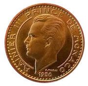 100 Francs - Rainier III Essai obverse image