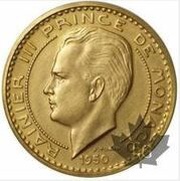 100 Francs - Rainier III Piedfort Essai obverse image