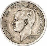 100 Francs - Rainier III Piedfort Essai obverse image