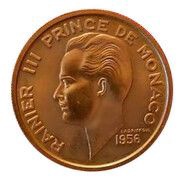 100 Francs - Rainier III Trial Strike obverse image