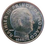10 Centimes - Rainier III Essai obverse image