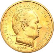 10 Centimes - Rainier III Essai obverse image