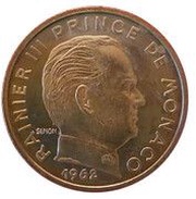 50 Centimes - Rainier III Essai obverse image