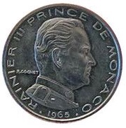 ½ Franc - Rainier III Trial obverse image