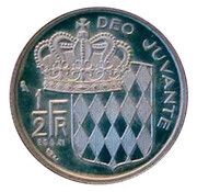 ½ Franc - Rainier III Essai reverse image
