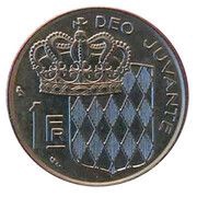 1 franc - Rainier III reverse image