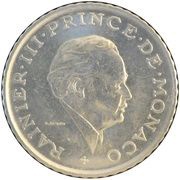 2 francs - Rainier III obverse image