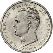 5 Francs - Rainier III Piedfort Essai obverse image