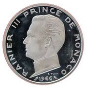 5 Francs - Rainier III Essai obverse image