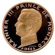 5 Francs - Rainier III Essai obverse image