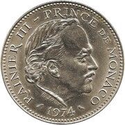 5 francs - Rainier III obverse image