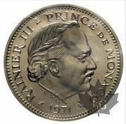 5 francs - Rainier III piéfort cupronickel obverse image
