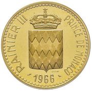 10 Francs - Rainier III Accession of Prince Charles III - Essai obverse image