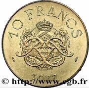 10 francs - Rainier III reverse image