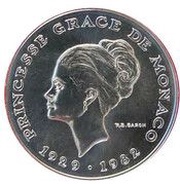 10 Francs - Rainier III Princess Grace - Essai obverse image