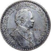 50 Francs - Rainier III Anniversary of Reign - Essai obverse image