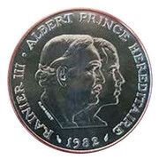 100 Francs - Rainier III Heir Apparent Prince Albert - Essai obverse image