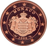 1 Euro Cent - Albert II 2nd type obverse image