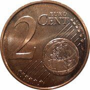 2 Euro Cents - Rainier III reverse image