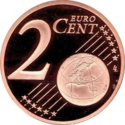 2 Euro Cents - Albert II 2nd type reverse image