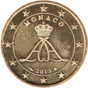 50 Euro Cents - Albert II 2nd type, 2nd map obverse image