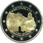 2 Euros - Albert II Prince's Company of Carabiniers obverse image