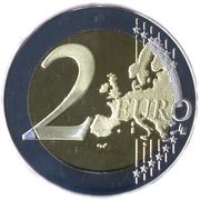 2 Euros - Albert II Prince Honoré III reverse image