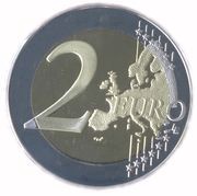 2 Euros - Albert II Prince Albert I of Monaco, Monaco, 2022 reverse image