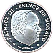 5 Euros - Rainier III Sainte Devote obverse image