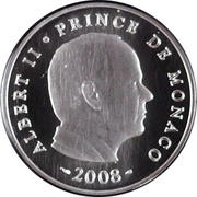 5 Euros - Albert II Deo Juvante obverse image