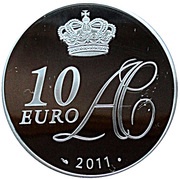 10 Euros - Albert II Marriage reverse image