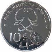10 Euros Grace Kelly reverse image
