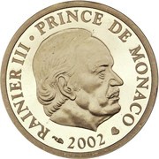 20 euros - Rainier III obverse image