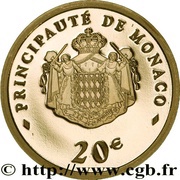 20 Euros - Albert II Principality of Monaco reverse image