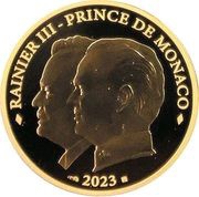 50 euros - Rainier III obverse image