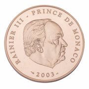 100 euros - Rainier III obverse image