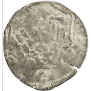 Dirham - temp. Chapar bin Kaidu - under Kaidu bin Kashin tamgha countermark, Mongol States, 1270-1304 reverse image