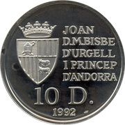 10 Diners - Joan Martí i Alanis Discovery of America obverse image