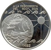 10 Diners - Joan Martí i Alanis Discovery of America, Andorra, 1992 reverse image