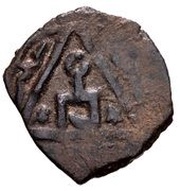 Pul "Triangle type" temp. Mangu Timur Saqche mint obverse image
