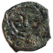 Pul "Sun-face type" - Toqta, with tamgha of Noghay Solkhat mint obverse image