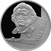 10 Roubles Adam Mickiewicz reverse image