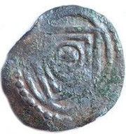 Pul "Asterisk in a hexagram" - Anonymous Qrim mint, Mongol States, 1350-1415 reverse image