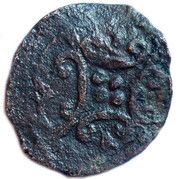 Pul "Triangle and 3 dots" - temp. Tochtamysh Lower Volga area, Mongol States, 1380-1410 reverse image