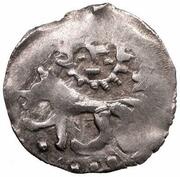 Dirham "Lion and Sun" - anepigraphic Bulghar mint, Mongol States, 1267-1274 reverse image