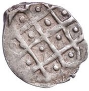 Dirham "Ornamental type" - anepigraphic Bulghar mint, Mongol States, 1280-1310 reverse image