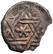Dirham "Double seal of Solomon" - anepigraphic Bulghar mint, Mongol States, 1280-1310 reverse image