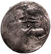 Dirham "Family type" - anepigraphic Bulghar mint, Mongol States, 1280-1310 reverse image