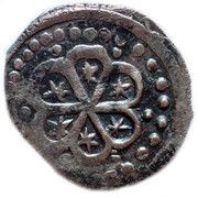 Dirham "Ornamental type" - anepigraphic Bulghar mint, Mongol States, 1280-1310 reverse image